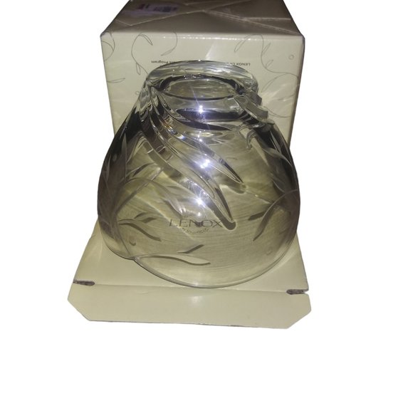 LENOX OPAL INNOCENCE Hand Cut Lead Crystal Votive Candle Holder 4 1/2" - Picture 3 of 10